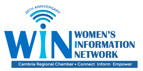 WIN New Logo Women's Information Network WIN Cambria Regional Chamber
